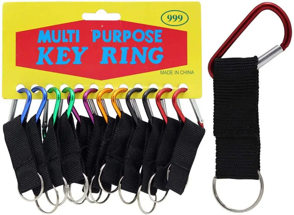 Key Ring 12's With Snap Hook 55mm Decor Essentials